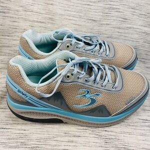 Gdefy Gravity Defyer Women's Gray Blue Orthotic Walking Shoes Sneakers Size‎ 11